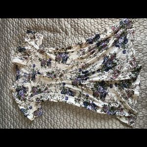 Vintage floral rompers